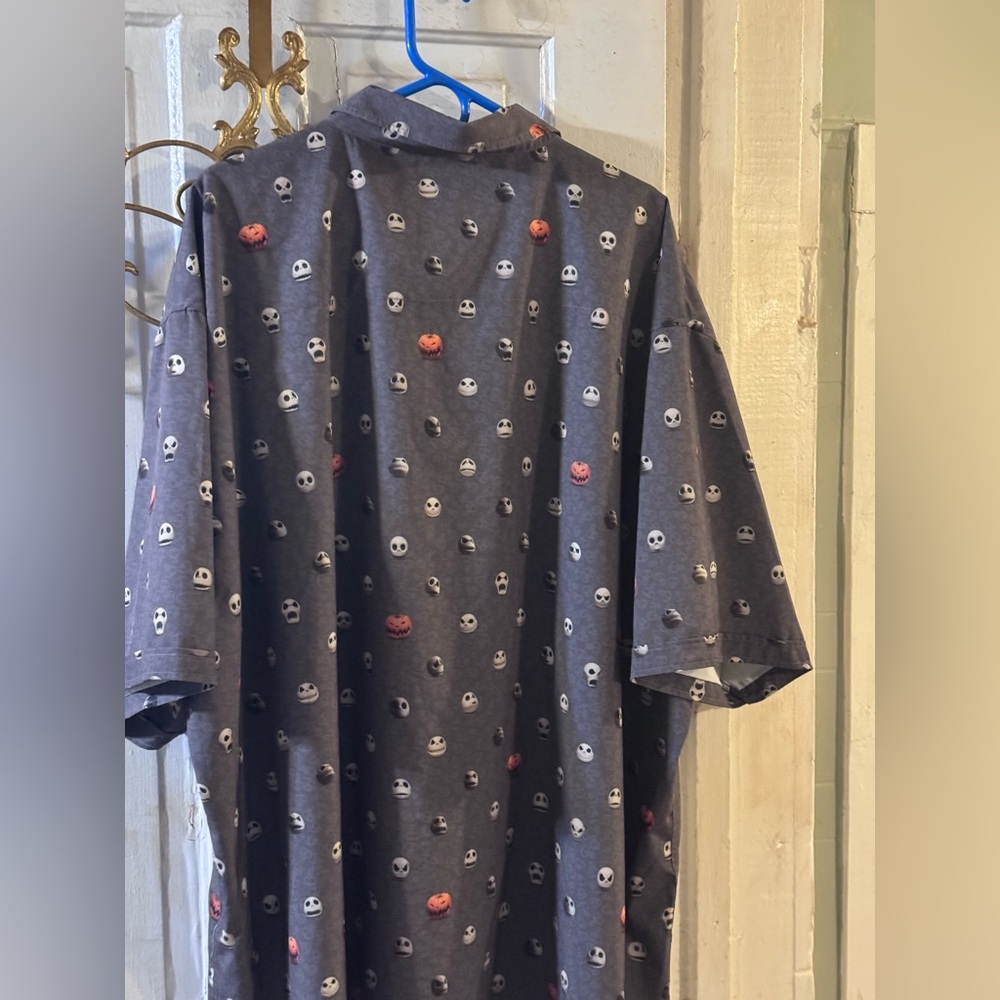 RSVLTS Night Before Christmas Men Short Sleeve Shirt;  size 4X - Picture 4 of 9